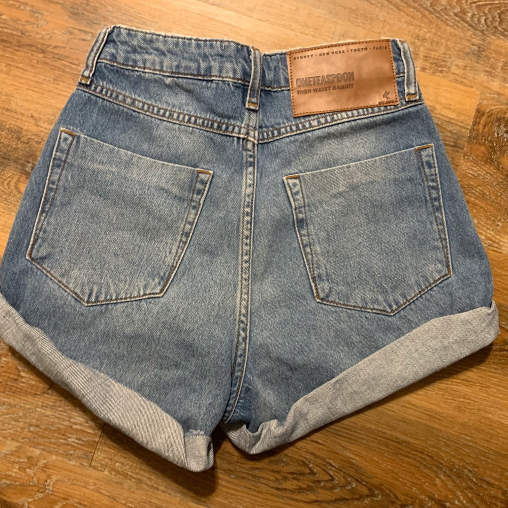 One Teaspoon High Rise Denim Short - Picture 4 of 5